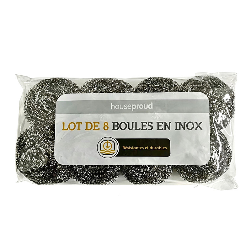 Boules inox x8