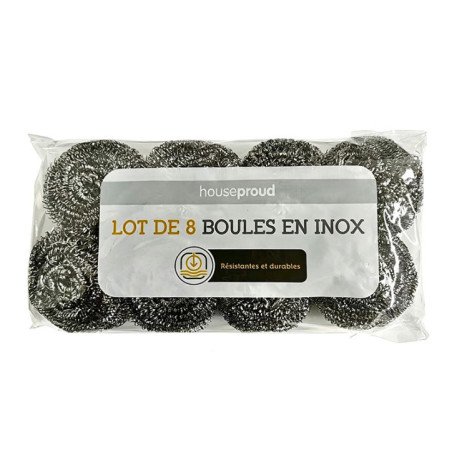 Boules inox x8