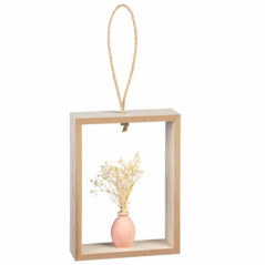Decoration murale bouquet seche
