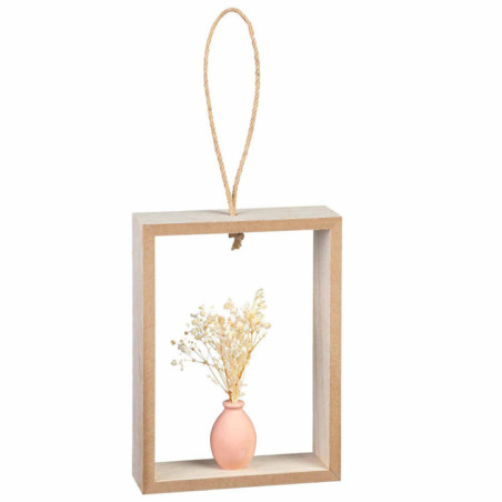 Decoration murale bouquet seche