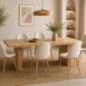 Console table extensible 47x90 a