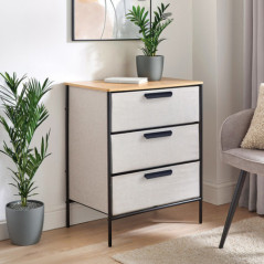 Meuble 3 tiroirs kael