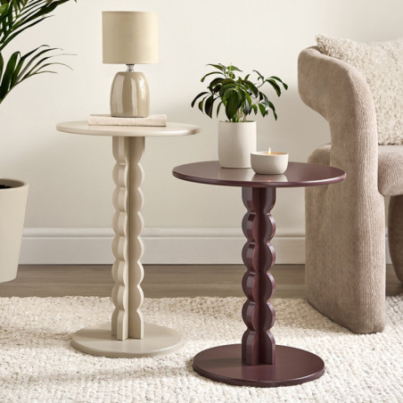 Table d'appoint creme