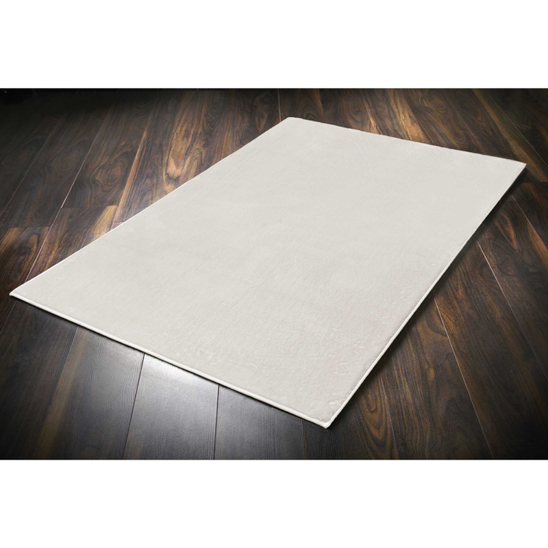 Tapis microplush 100x150cm blanc