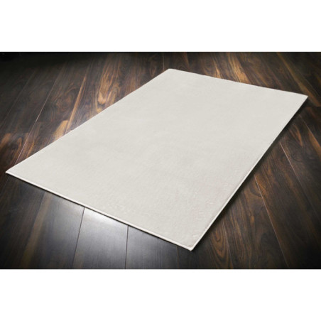 Tapis microplush 150x200cm blanc