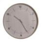 Horloge contour bois clair
