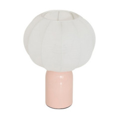 Lampe abat jour tissu h33cm rs
