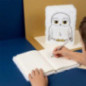 Cahier peluche hedwidge