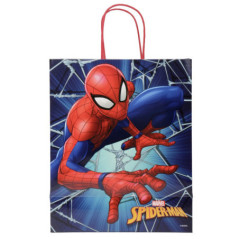Paper gift bag spiderman 32x26x1