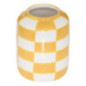 Vase ceramique damier