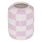 Vase ceramique damier