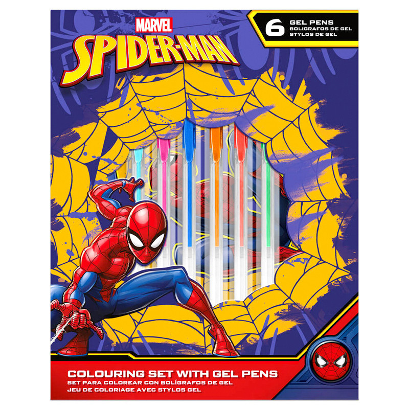 Set livre a colorier 6 stylos ge