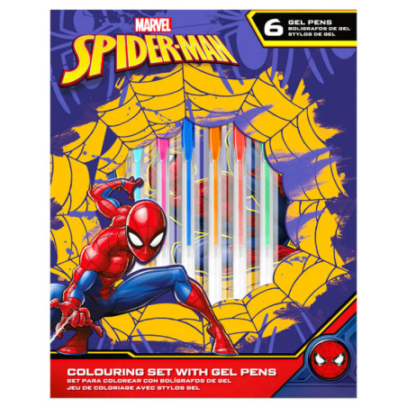 Set livre a colorier 6 stylos ge