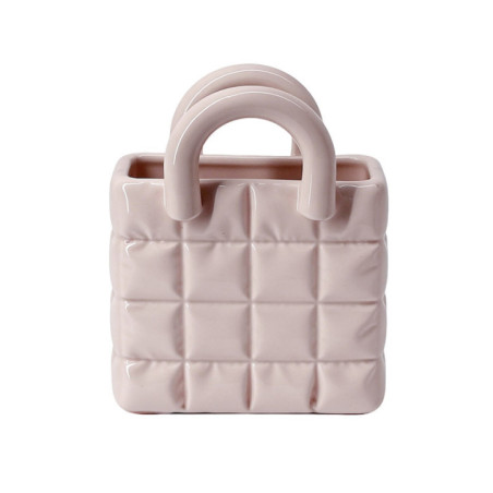 Vase sac a main matelasse