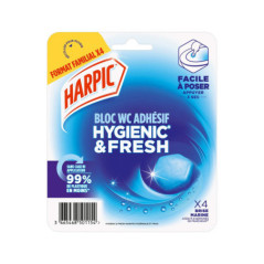 Harpic bloc wc adhesif x4 brise