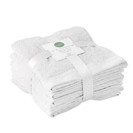 Carre visage lot 5 30x30 blanc
