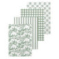 4 torchon motif vert  45x65cm