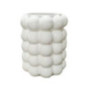 Vase bubble blanc