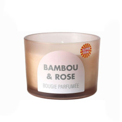 Bougie pot verre 3 meches