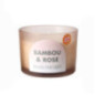 Bougie pot verre 3 meches