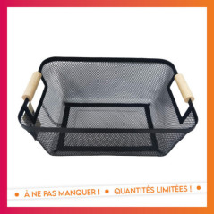 Paniere rangement metal poignees