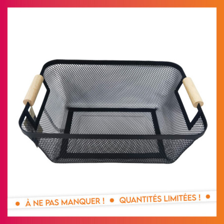Paniere rangement metal poignees
