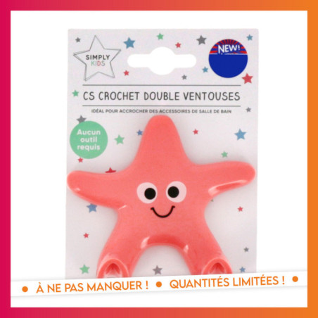 Crochet ventouses animaux marin
