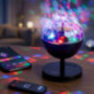 Boule disco lumiere et enceinte
