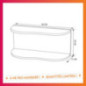Chevet / etagere col creme