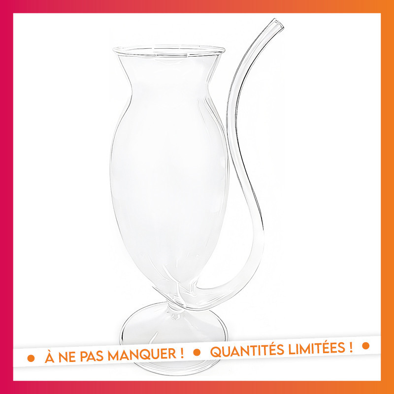 Verre avec paille 2en1 320ml
