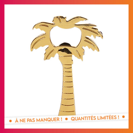 Decapsuleur palmier dore