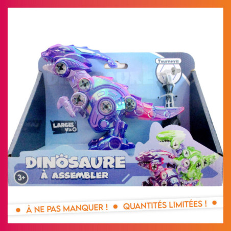Jouet dinosaure a assembler 2ass