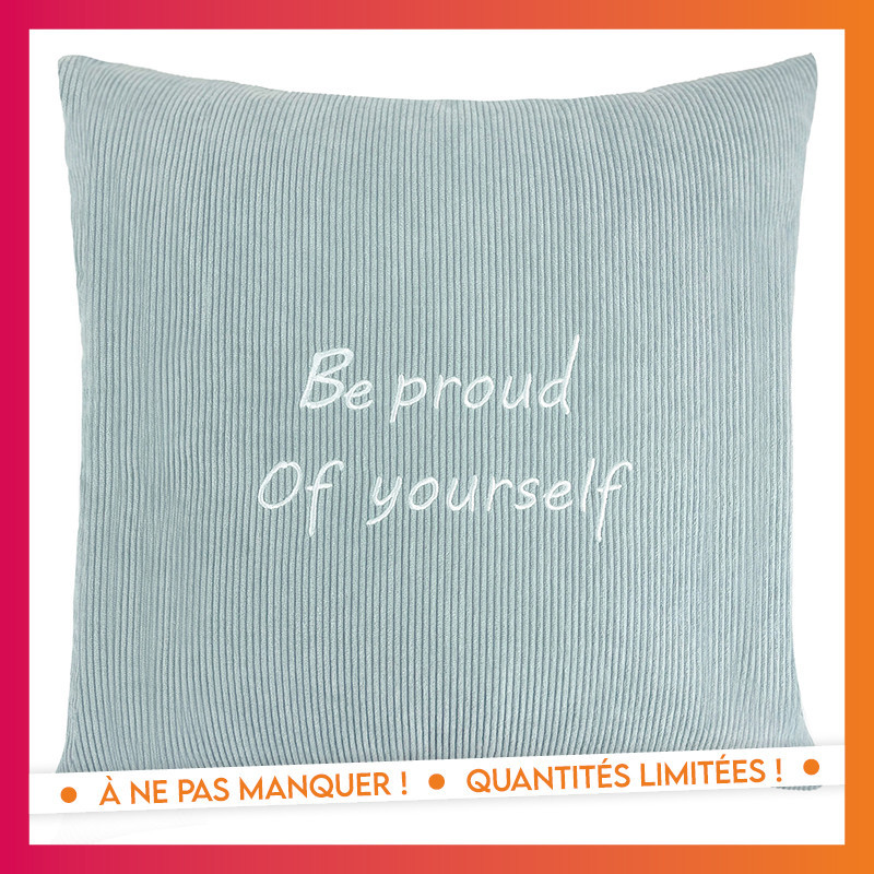 Coussin cotele proud 45x45cm