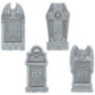 Set de 4 pierres tombales