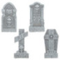 Set de 4 pierres tombales