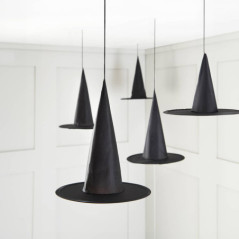 Pack de 8 chapeaux socieres noir