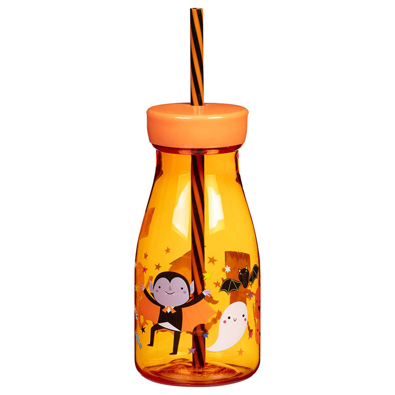 Gourde avec paille enfant