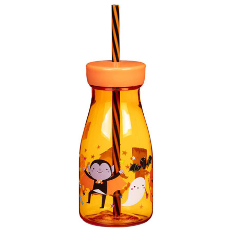 Gourde avec paille enfant