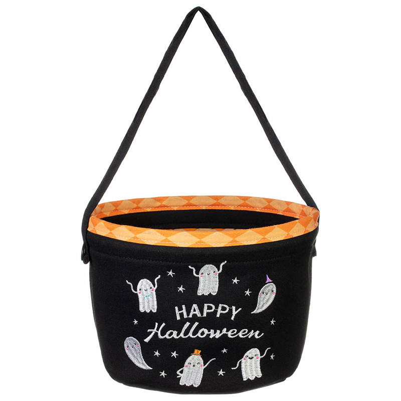 Panier halloween d31cm h19.5cm