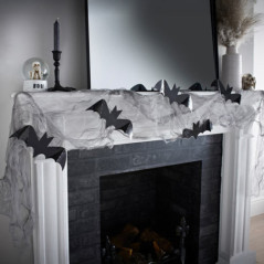 Voile de cheminee chauve souris