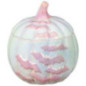 Bougie citrouille rose d15cm