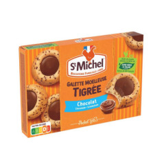 Galettes tigrees coeur choco
