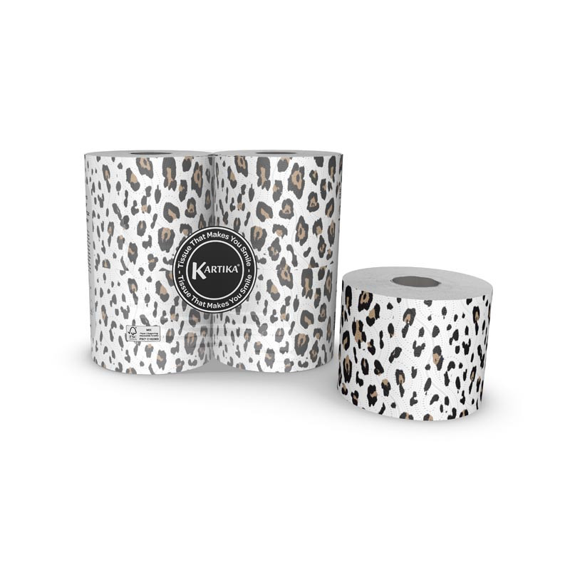 Leopard papier toilette x4 180f