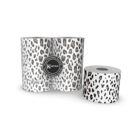 Leopard papier toilette x4 180f