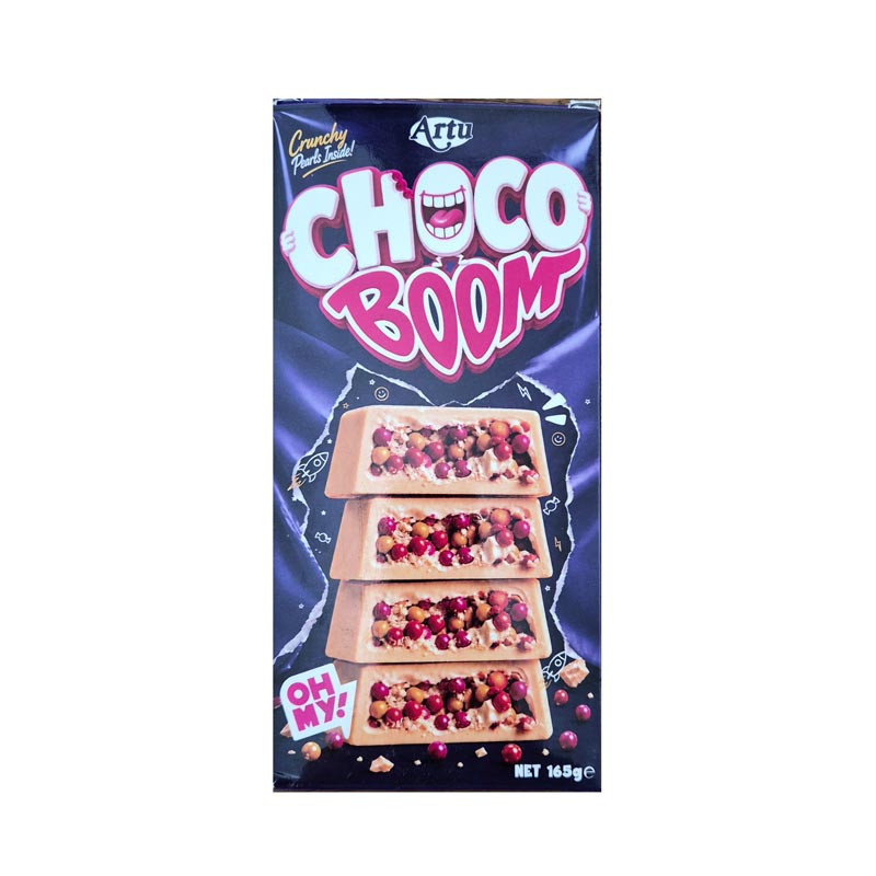 Chocolat blanc fourre billes
