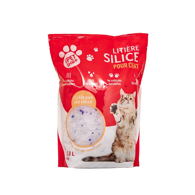 Litiere silice + micro cristaux
