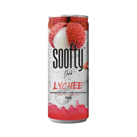 Eau aromatisee gazeuse litchi