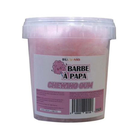 Barbe a papa seau bubble gum 35g