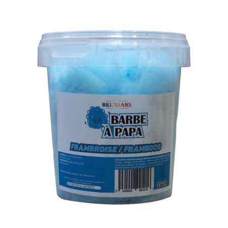 Barbe a papa seau framboise 35g