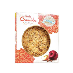 Tarte crumble pomme cannelle